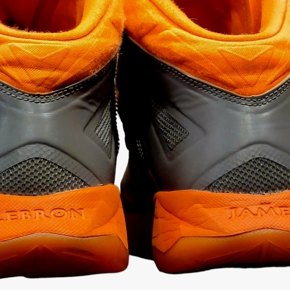 Nike Lebron Zoom Soldier 7 gray and orange size 11 - Picture 10 of 12